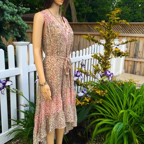 BOHO STYLE LAYERED COLORS MIDI DRESS 1 left - Picture 9 of 13